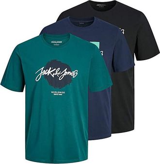 Jack & Jones Jack & Jones Tiley Logo T-Shirt 3 Pack