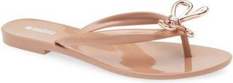 Melissa Harmonic Iris Flip Flop in Brown at Nordstrom, Size 10