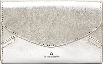 IL BISONTE Esperia Medium Metallic Leather Wallet