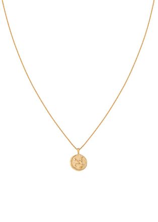Astrid & Miyu Virgo Crystal 18k Gold-plated Pendant Necklace - One Size