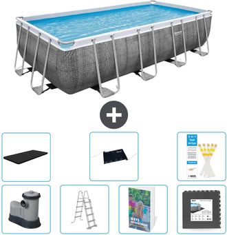 Bestway Piscina Bestway Power Steel Rectangular - 549x274x122 Cm - 8-piezas S543