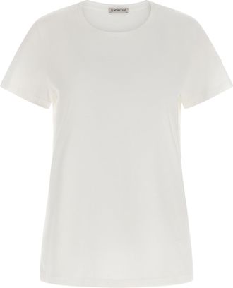 Moncler T-Shirt mit Logo-Patch