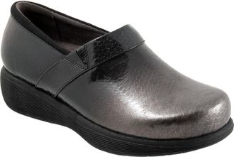 Softwalk Meredith Sport Clog in Black Embossed Patent at Nordstrom, Size 7.5