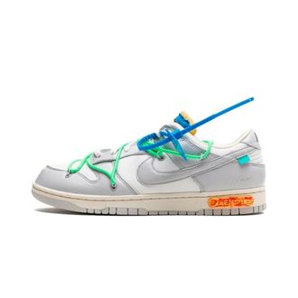 Nike Fitness, Heren, Veelkleurig, 42 EU, Leer, Dunk Low Off-White Lot 26
