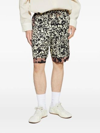 Dries Van Noten Piperi Printed Shorts