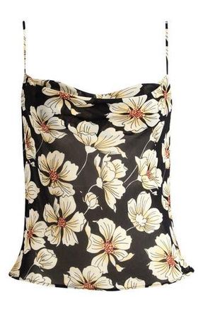 Reformation Astra Floral Cowl Neck Camisole in Oriole at Nordstrom Rack, Size X-Small