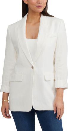 Ellen Tracy Womens Blazer with Contrast Lining