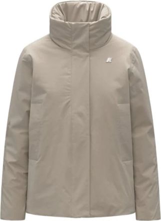 K-Way Marlette ST Warm Jacket - Dames - Zomerjassen - Beige - S - Polyester - Jassen