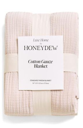 Honeydew Intimates Cotton Gauze Throw Blanket in Oat at Nordstrom Rack