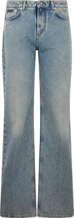 Dolce & Gabbana Jeans a zampa a vita alta - - Jeans - Donna - Blu - M