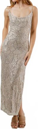 FORE COLLECTION Francis Maxi Dress In Champagne