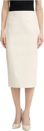 A|X Armani Exchange Dames, Rokken, Beige, Maat: L Leer