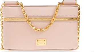 Dolce & Gabbana Shoulder Bag Sicily - Dames - Schoudertassen - Roze - ONE Size - Leer - Tassen