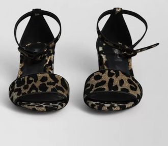 Dolce & Gabbana leopard ankle strap sandals
