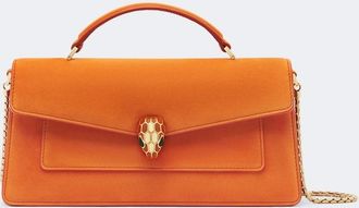 Bulgari Serpenti Forever Small leather top-handle bag