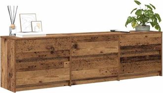 Berkfield Home TV Cabinet Other Old wood Engineered wood & Particle board in Brown