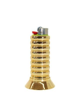 Fry Powers Gio Lighter Holder in Unlacquered Brass at Nordstrom