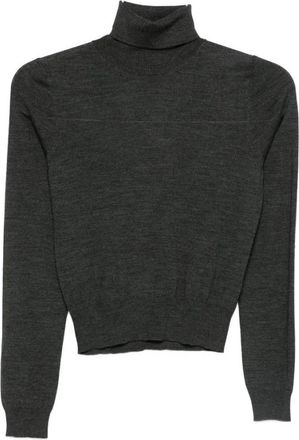 Goes Botanical Antracietgrijze Roll Neck Sweater - Dames - Coltruien - Grijs - XL - Truien & Vesten
