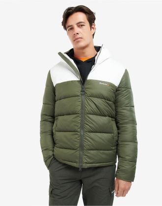 Barbour Mens Hike Baffle Quilted Jacket Green Clothing > Coats &