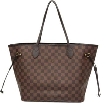 Louis Vuitton Pre-owned Tote Bags, female, Brown, Size: ONE SIZE Pre-owned Neverfull MM N51105