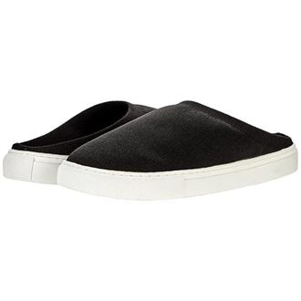 Rsvp North Mule Womens Black Knit Round Toe Slip On Comfort Shoes GAL1097