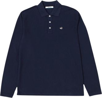 Edmmond Studios Duck Polo - Heren - Polos - Blauw - XL - Katoen - Tops