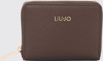 Liu Jo Portafoglio Continental in pelle sintetica con chiusura zip e logo a contrasto