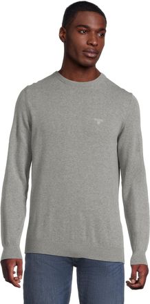 Barbour Pima Cotton Crew Jumper Grey MGM XL