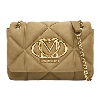 Love Moschino Tassen, Dames, Beige, ONE Size, Schoudertassen