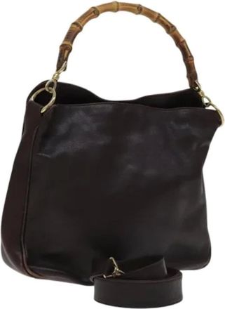 Gucci Pre-owned borse di pelle - - Pre-owned - Donna - Marrone - ONE SIZE