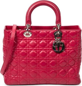 Dior Borsa tote Lady Dior - Rosa