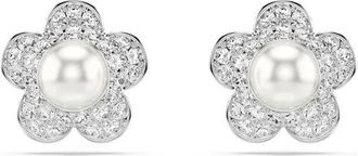 Swarovski Ariana Grande Stud Oorbellen - Dames - Oorbellen - Grijs - ONE Size - Accessoires