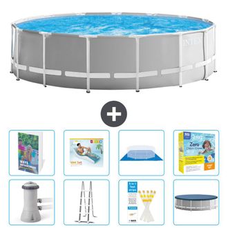 Intex Piscina Prism Frame Redonda - 457x122 Cm - 9-piezas S639