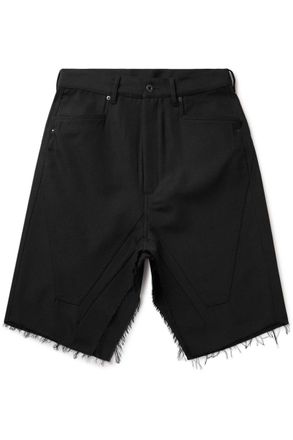 Rick Owens + Bonotto Frayed Mohair Skirt