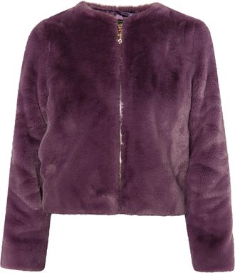 Faina Jas van imitatiebont Dames violet