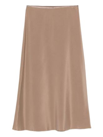 Max Mara bias-cut midi skirt - women - Fabric - 46 - 044 BEIGE