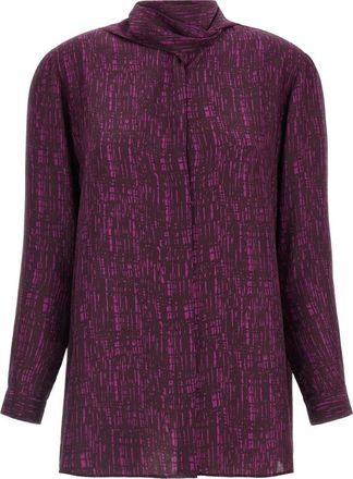 Gianluca Capannolo Overhemden, Dames, Paars, S, Het Katherine Shirt