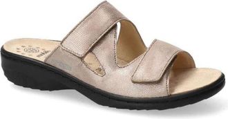 Mephisto Casual Slip-On Schoenen - Dames - Sandalen - Bruin - 41 EU - Leer - Schoenen