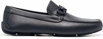 Ferragamo Mens Blue Loafers, US Size 5.5