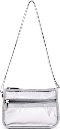 LeSportsac Mini Shine Classic Hobo Bag in Silver Shine at Nordstrom Rack