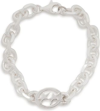 TwoJeys Icon Sterling Silver-plated Chain Bracelet - S