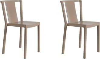 Resol Neutra Set 2 Silla Interior, Exterior Chocolate