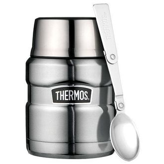Thermos Caja De Comida Aislada 0,45l Plata - 105758