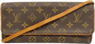 Louis Vuitton Pre-owned Cross Body Bags, female, Brown, Size: ONE SIZE Pre-owned Pochette Shoulder Bag