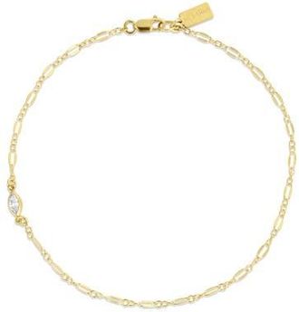Set & Stones Ezra Anklet in Gold at Nordstrom