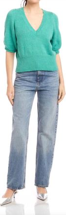 Fifteen Twenty Womens Bennet Sweater In Teal