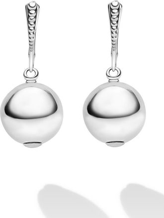 Lagos Caviar Bubbly Drop Earrings in Silver at Nordstrom
