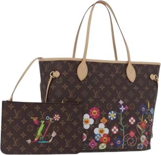 Louis Vuitton Pre-owned Monogram Canvas Tote Bag - Dames - Vintage Shopper - Bruin - ONE Size - Vintage