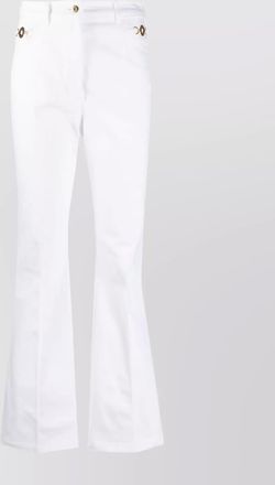 Patou elevated flared high-rise trousers