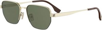 Fendi unisex, Accessoires, Grijs, Maat: 54 MM